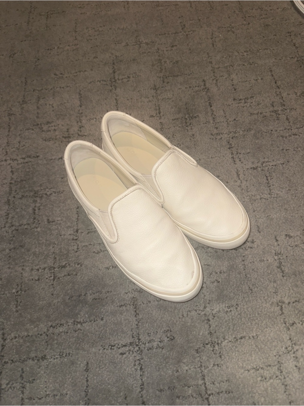 Vince Slip-On Loafers in Bone